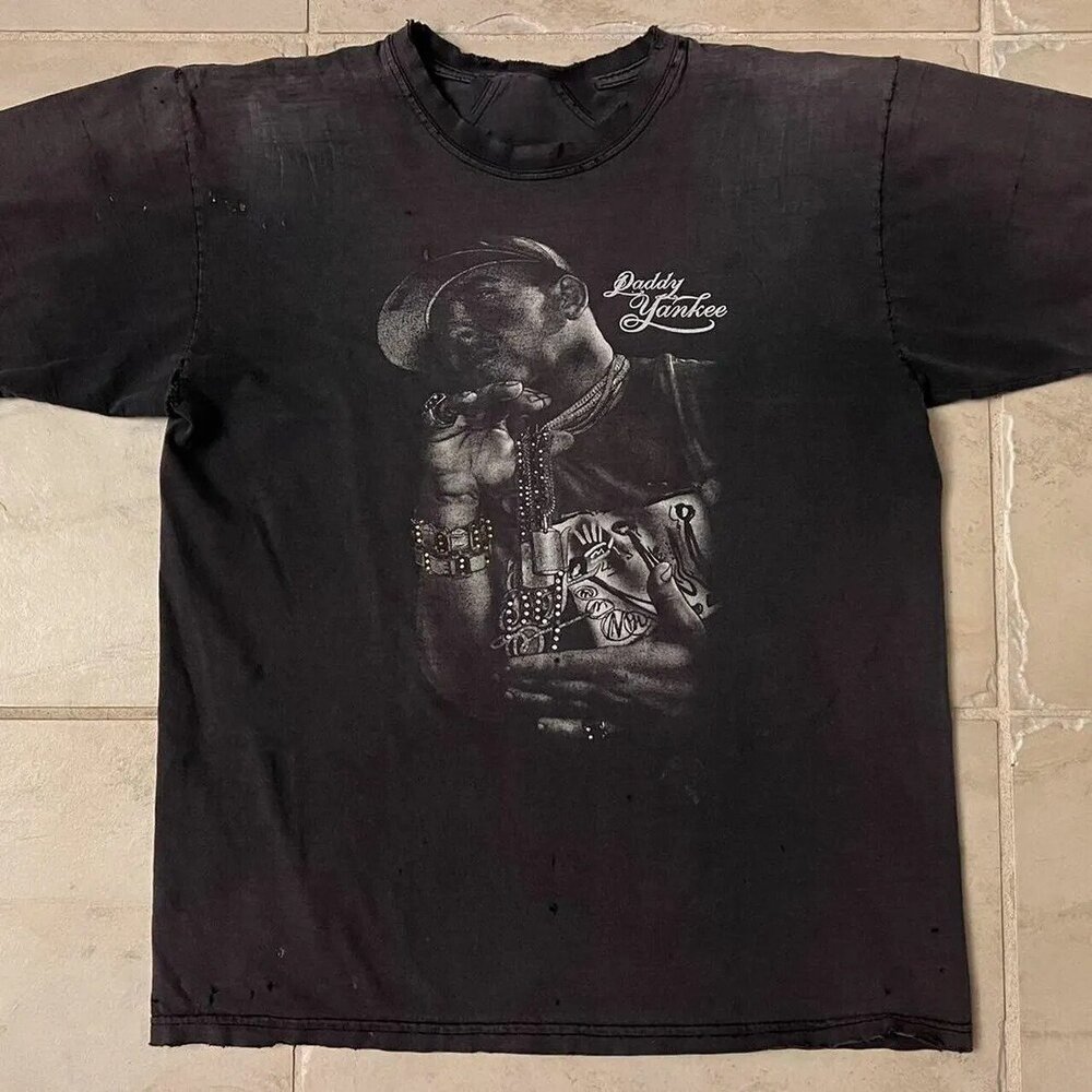 Vintage Raggae Daddy Yankee Music Concert Rap Tee T-Shirt